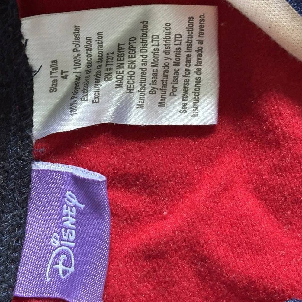 VTG Y2K Winnie The Pooh Full Zip Fleece Jacket Size 2T‎ Embroidered Blue